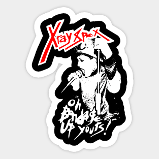 POLY STYRENE X RAY SPEX Sticker